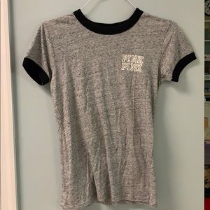 Pink gray t-shirt